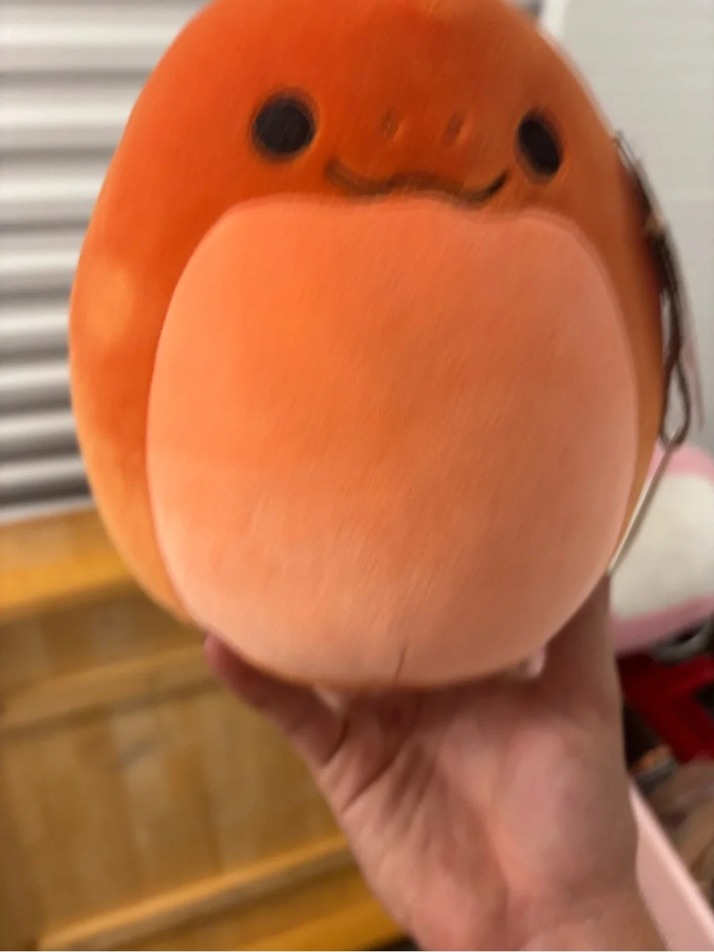 Squishmallows Elson Orange Eel Plush, Small 6-14 in Washable w/ Hang Tag 3+